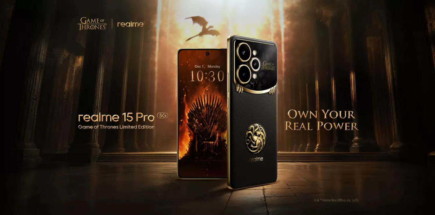 REALME 15 PRO 5G GAME OF THRONES LIMITED EDITION - BANNER - REALME KUWAIT - ALEZAY KUWAIT