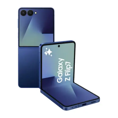 Samsung Galaxy Z Flip 7 5G - Blue Shadow - Samsung Kuwait - Alezay Kuwait