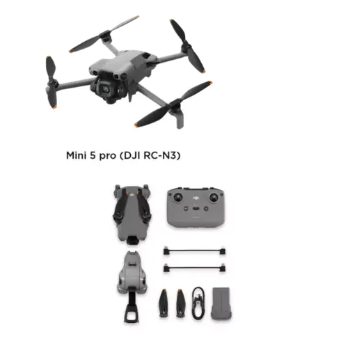 DJI MINI 5 PRO (DJI RC-N3) - Alezay Kuwait - DJI Kuwait