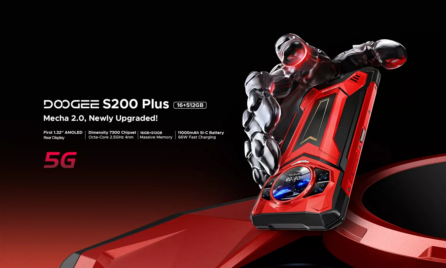 DOOGEE S200 Plus 5G Rugged Phone - Banner - Alezay Kuwait - DOOGEE Kuwait