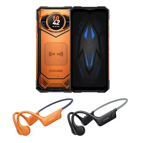 DOOGEE S200 VIP Edition with Headphones - Cosmic Orange - Alezay Kuwait - DOOGEE Kuwait