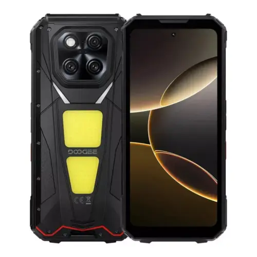 DOOGEE V Max Play 5G Rugged Android 15 Phone with 480P HD Portable Autofocus Projector - Black - DOOGEE Kuwait - Alezay Kuwait