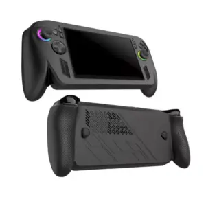 ASUS ROG Xbox Ally X Silicone Case, Shockproof Scratch-Resistant Soft Shell Protective Cover - Black - Alezay Kuwait
