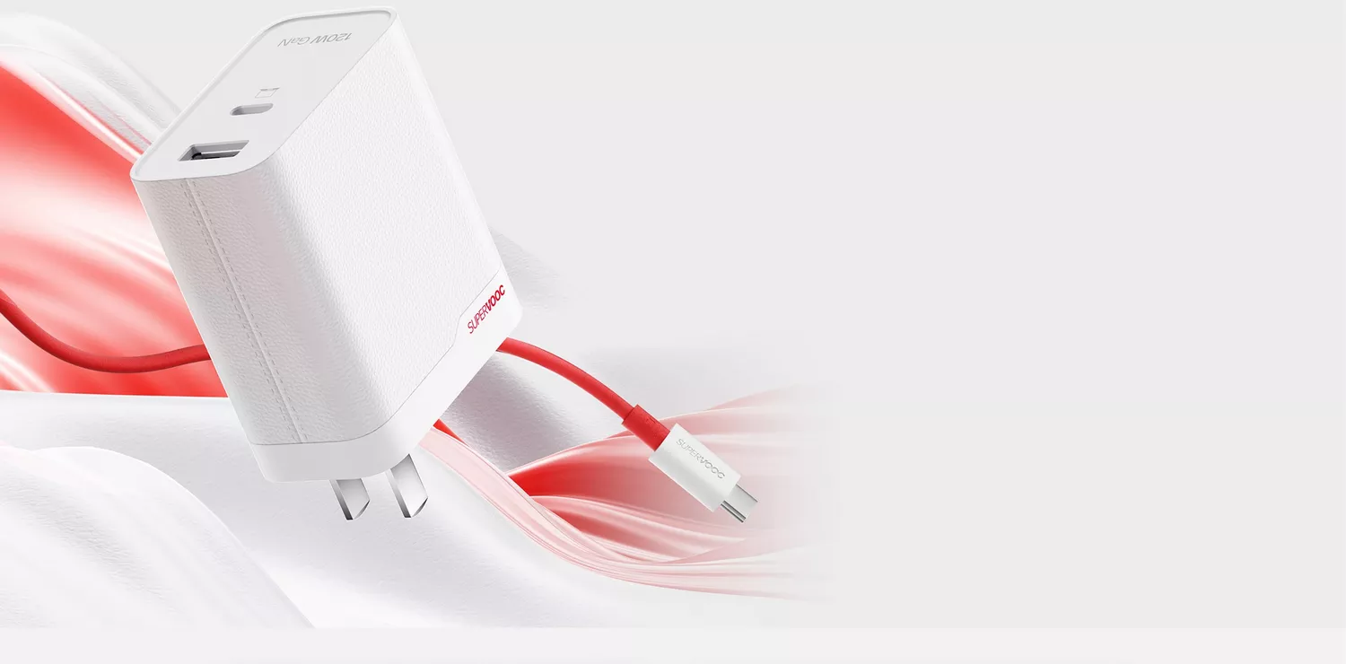OnePlus SUPERVOOC 120W Dual Ports GaN Power Adapter Kit - OnePlus Kuwait - Alezay Kuwait