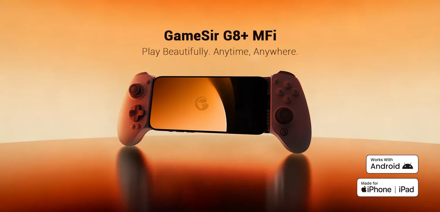 GameSir G8 Plus MFi Type-C Mobile Gaming Controller (Apple Certified) - Banner - Gamesir Kuwait - Alezay Kuwait