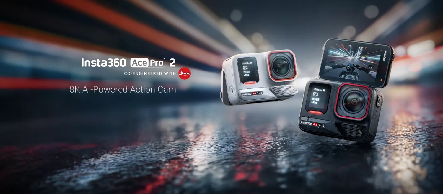 Insta360 Ace Pro 2 Standard Bundle 8K AI-Powered Action Camera - Banner - Insta360 Kuwait Store - Alezay Kuwait