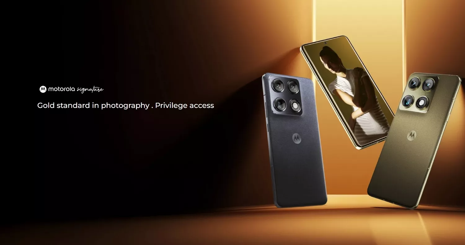 Motorola Signature - Banner - Motorola Kuwait - Alezay Kuwait Store